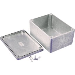 HAMMOND MANUFACTURING 1550Z115 - Carcasa de aluminio, 148 x 108 x 75 mm, plateado, IP66
