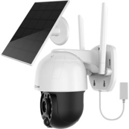 FOSCAM B4 - Cámara de vigilancia, IP, WLAN, exterior, incluido panel