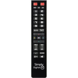 SUPERIOR ELECTRONICS SUPER SIMPLY DIG - Simple Digital TV 2in1 - mando a distancia universal