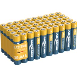 ANSMANN ANS 1521-0042 - Batería alcalina, X-Power, AAA (Micro), Paquete de 50
