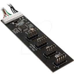 KOLINK 02777 - Tarjeta concentradora USB 2,0 Kolink, incl. Cable USB & MOLEX de