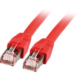 EFB-ELEKTRONIK EFB K5528RT.0,5 - Cable de interconexiones RJ45 S/FTP, Cat.8.1,BC, LSZH, 0,5 m, ro