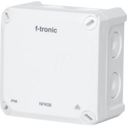 F-TRONIC NEPTUN NFK08WS - Caja de derivación FR IP66, blanca, NEPTUN Compact
