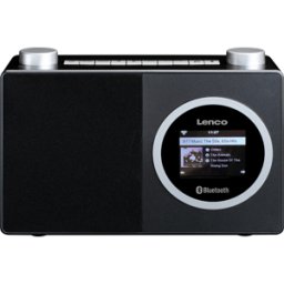 LENCO DIR-70BK - Radio por Internet, Wi-Fi, Bluetooth