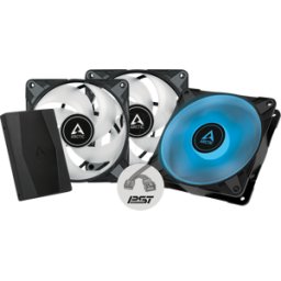 ARCTIC 03260 - Ventilador de caja ARCTIC P12 PWM PST RGB, paquete de 3