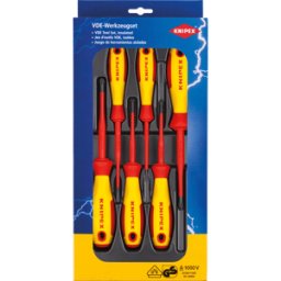 KNIPEX KN 00 20 12 V04 - Juego de herramientas, destornillador VDE, 6 piezas