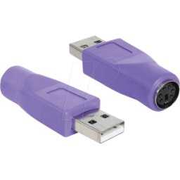 DELOCK 65461 - Adaptador USB tipo a macho > conector PS/2 hembra