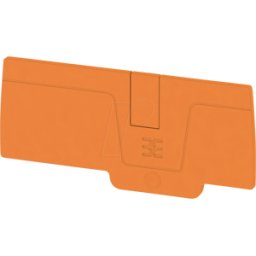 WEIDMÜLLER AEP 3C 6 OR - A-series, end plate, AEP 3C 1.5, orange