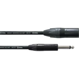 CPM 2,5 MP - CORDIAL 1x XLR macho de 3 polos, 1x jack mono de 6,3 mm, 2,50m