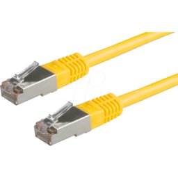 VALUE 21991382 - Cable de interconexiones Cat.6 S/FTP PIMF amarillo 10m