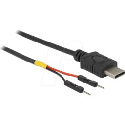 DELOCK 85419 - Cable de alimentación USB Tipo-C a 2 x cabezal con pines separad