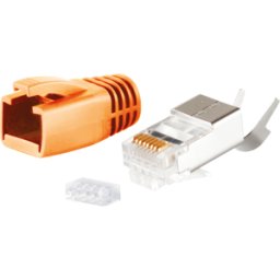 SHIVERPEAKS SHVP BS72067-O - Juego de enchufes RJ45, AWG 23, naranja