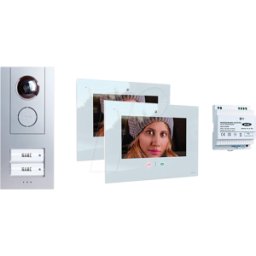 M-E ME VD ALU 6209SW - Videoportero, plateado