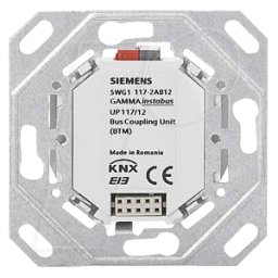 SIEMENS SIE UP 117/12 - Acoplador de bus (BTM), profundidad de instalación 18 mm