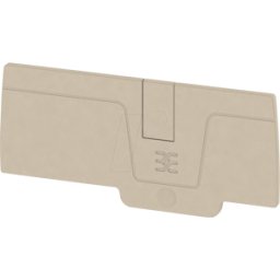 WEIDMÜLLER AEP 3C 6 - A-series, end plate, AEP 3C 1.5, beige