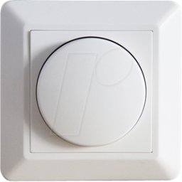 ECODIM ECO-DIM 10002 - Botón de atenuación, blanco, incl. Placa central y