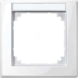 MERTEN ME MS 470119 - M-SMART, Marco, 1x, blanco polar brillante, portador de la etiqu