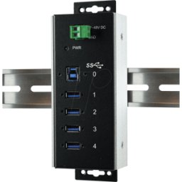 EXSYS 1185HMVSWT - USB3.0 4-Port Metal Hub - Protección contra sobretensione
