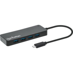 MANHATTAN 168410 - USB 3,0, hub de 7 puertos, 7x USB-A, alimentación USB