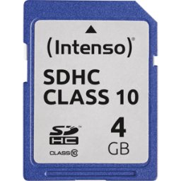 INTENSO 3411450 - Tarjeta de memoria SDHC de 4 GB, Intenso Clase 10