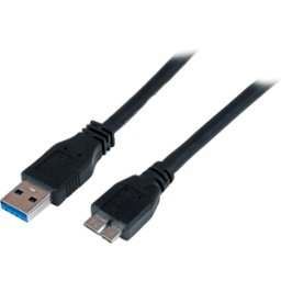 STARTECH.COM ST USB3CAUB1M - Cable USB 3,0, macho a macho Micro B, 1 m..