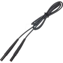 SONEL 1X2BLBB - Cable de prueba, 1,2 m, negro, fundido, 1 kV