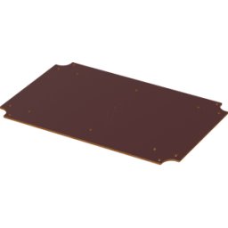 BOPLA BA 48806401 - Placa de montaje BoVersa, para BOV 211405, policarbonato
