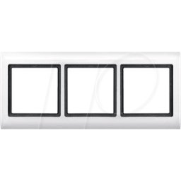 MERTEN EL ME 400319 - Diseño acuático, bastidor, triple, blanco polar