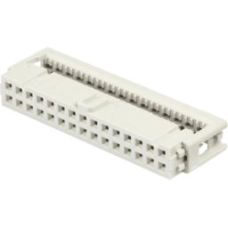 HARTING HAN 530 6803 - Conector hembra de poste - 30 polos, RM 2,54 mm