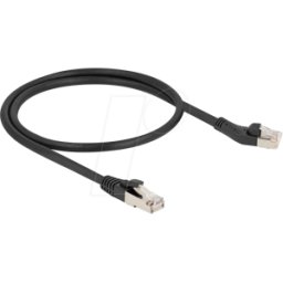 DELOCK 80749 - Cable de red RJ45 Cat.8.1 S/FTP macho 45° ángulo izquierdo a mac