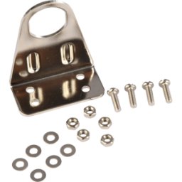 ONPOW HBJD-CZ-4-S - Montaje en pared, plata, HBJD-40