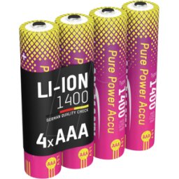 ANSMANN ANS 1311-0034 - Batería recargable de iones de litio, AAA (Micro), 1400 mAh, 1,5