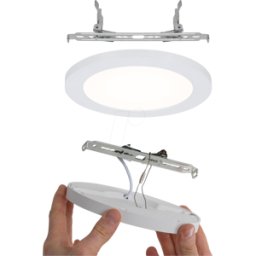 PAULMANN PLM 3726 - Cubierta de panel LED, 12 W, 3000 K, redondo, blanco mate