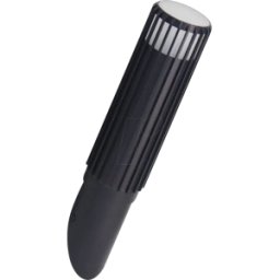 LUXULA LX-700213 - Lámpara de pared, interior/exterior, negro, GU10, IP44, A