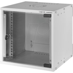 LOGILINK W66Z30G - Carcasa de pared de 10", 6U, profundidad 230 mm