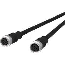 METZ CONNECT MC 142MCA22050 - Cable de sensor, M12, 4 polos, KU > KU, 5 m