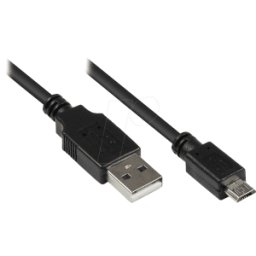GOOD CONNECTIONS GC 2510-MB001 - Cable USB 2.0, conector A a conector Micro B, 0,15 m