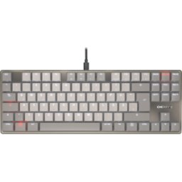 CHERRY G8A-25550HOADE29 - Teclado, USB, Interruptor MX de perfil bajo 2,0, TKL, gris