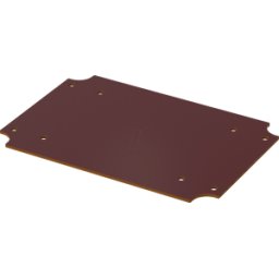 BOPLA BA 48804302 - Placa de montaje BoVersa, para BOV 171204, base de aluminio