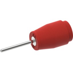 ELECTRO PJP PJP 3253/PCB-R - Conector hembra integrado de seguridad, 4 mm, PCB, rojo
