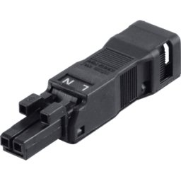WAGO 890-102 - WINSTA® mini, conector hembra de 2 polos, con carcasa antitracci