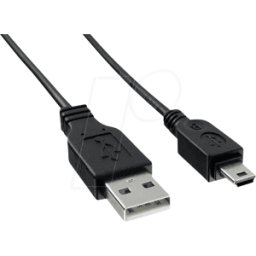 DISPLAY VISIONS EA KUSB-MINI - Cable USB con conector mini-USB, aprox. 1m