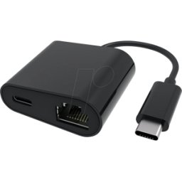 VALUE 12991118 - Tarjeta de red, USB-C, Gigabit Ethernet, 1x RJ45, PD 100 W.