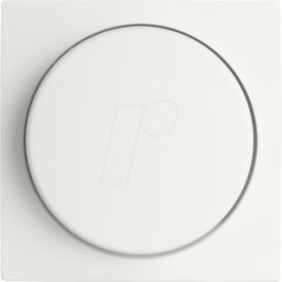 ION INDUSTRIES ION 20302315 - Placa central DIMMER botón SERIE E1 mate Alpine blanco