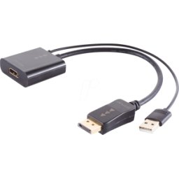 SHIVERPEAKS SHVP BS10-01011 - Adaptador HDMI, conector HDMI-A > conector DisplayPort, 30cm