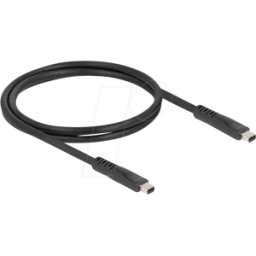 DELOCK 81176 - Cable Mini DP 80 Gb/s, 16K 60 Hz / 4K 240Hz, 1,0 m