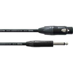 CPM 2,5 FP - CORDIAL 1x XLR hembra de 3 polos, 1x jack mono de 6,3 mm, 2,50m