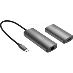 DIGITUS DIGI 55343 - Conjunto de extensores HDMI, 4K 120Hz, 30 m.