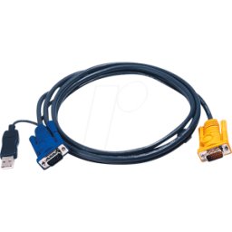 ATEN 2L-5203UP - Cable KVM VGA USB, 3,0 m