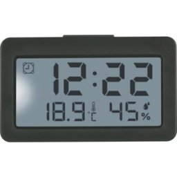TFA DOSTMANN TFA 60204510 - Mini despertador digital con temperatura y humedad